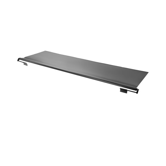 VEVOR Camper Awning Fabric Replacement, 1" to 13', Weatherproof Durable Slide Topper Awning with Bracket, Heavy Duty Slide Topper Awning with Stainless Steel Material, Fit for RV & Motorhome(Black)