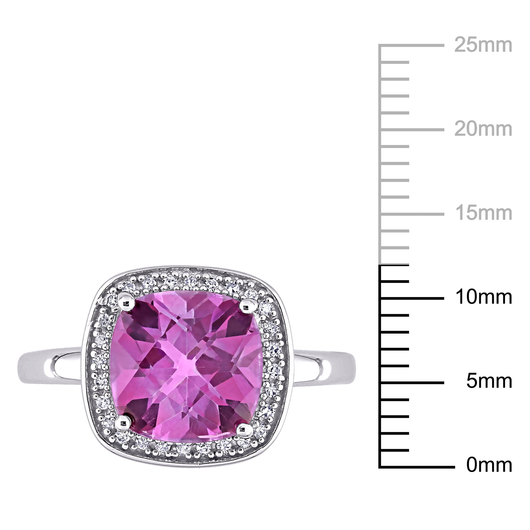 Everly Women's Topaz 10K White Gold Engagement Ring