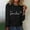 Black, variant on Zunfeo Women Long Sleeve Shirts Casual Cozy Loose Fall Tops Pullover Crew Neck Graphic Junior T Shirts