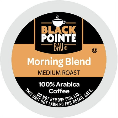 Black Pointe Bay Coffee, Morning Blend, Medium Roast, 80 Count Single Serve Coffee Pods for Keurig K-Cup Brewers