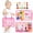 Pink, variant on Busy Book for Toddlers Boys Girls Montessori Toys for 3+ Year Old Preschool Educational Learning Activities Toddler Travel Toys for Ages 3 4 5 with Life Skill Number Color Weather