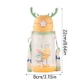 thumbnail image 4 of Huayishang Water Bottle Straw Big Belly Cup Large Capacity Water Cup Children's Strap Kettle, Kitchen Essentials Clearance Sale Yellow, 4 of 7