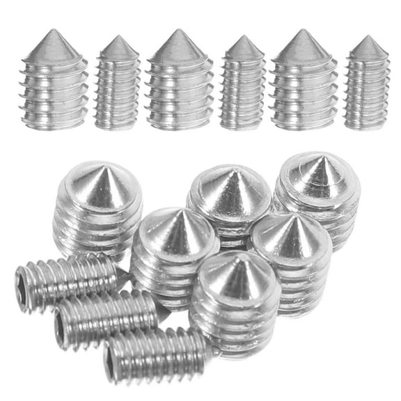 OUNONA Stainless Steel Towel Rack Screws 20Pcs Versatile Hardware for Bathroom and Kitchen