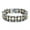 Black Silver, variant on NICKSUN Mens Stainless Steel Motorcycle Biker Chain Heavy Bracelet Rock Link Wristband