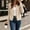 *Beige, variant on Women's Ribbed Zip Up Long Sleeve Cropped Jacket,Lightweight Casual Jacket with Pocket Navy,Women's Plus S