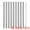 Straight Pipe 0.2" x 11.8", variant on Unique Bargains 8Pcs Reusable Stainless Steel Straws with Brush Straight Pipe 0.2" x 10.4"