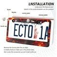 thumbnail image 4 of Lava Pattern License Plate Frames - Universal Aluminum License Plate Covers with Screws, 2 Pack Holder Car Accessories for Front and Rear Plates Home Decor, 4 of 6