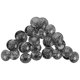 thumbnail image 4 of 30 piezas 23 mm elegante hebilla de metal botón ahuecado herramientas de artesanía botón de chaqueta abajo botones de costura DIY para uso de decoración (negro), 4 of 5