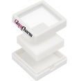 thumbnail image 3 of Caja para Charms GlamWhite4 3Pzas Blanco 4x4x1.7 Plástico Interior Terciopelo Joyero con Logo., 3 of 3