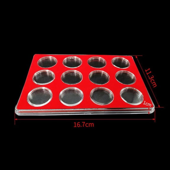 Coin Storage Case Commemorative Coin Collection Protection Square Box Holder