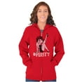 thumbnail image 4 of Betty Boop Hashtag Feisty Cute Sassy Zip Hoodie Sweatshirt Women Brisco Brands M, 4 of 6