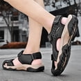 thumbnail image 4 of LASUDRAA Mens Outdoor Hiking Sandals Waterproof Lightweight Athletic Sandals with Adjustable Straps Non-Slip Beach Shoes for Men, 4 of 8
