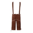 thumbnail image 6 of Ethnic Male Traditional Oktoberfest Outfits Bib Overalls Jumpsuit Hat Two Piece Set for Festive Celebrations, 6 of 6