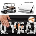 thumbnail image 6 of XYZCANDO American Flag 250 Years Golf Cart Seat Cover | Non-Slip Terry Cloth with 4 Front Pockets, Universal Fit for 2-Seat Golf Carts, 6 of 9