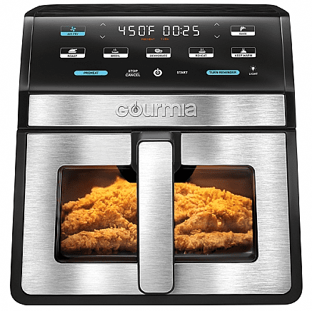Gourmia Digital 8 qt Air Fryer, Black - Window, Light