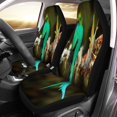 thumbnail image 1 of Juego de 2 fundas para asientos de coche ABPHQTO Resplandeciente Quetzal Protector universal, 1 of 4