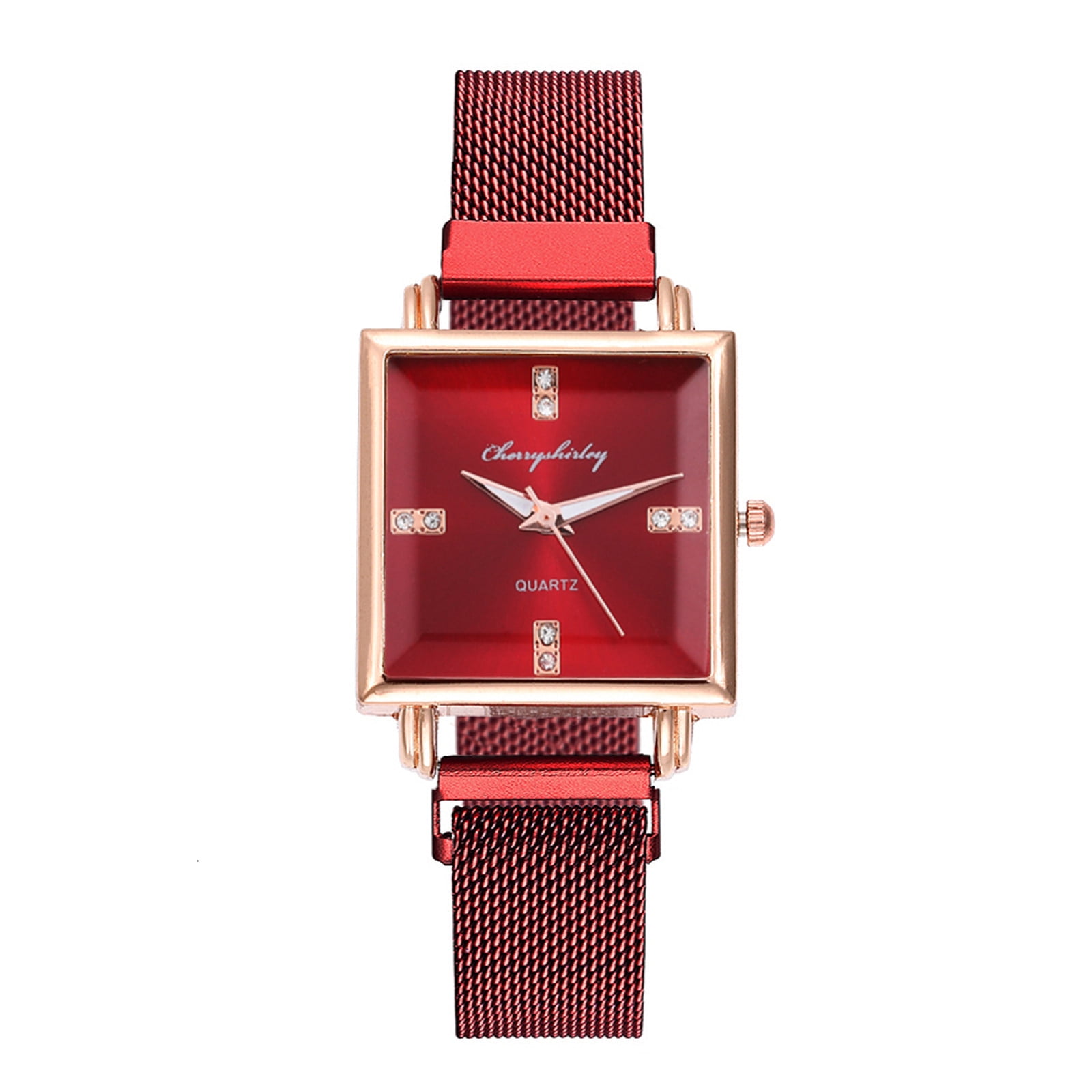 Clearance Jewelry Under 5 VerPetridure Casual Quartz Stainless Steel Band Women Flower