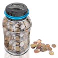 thumbnail image 2 of Tarro de dinero para contar digitalmente, hucha grande, hucha para niños, USD, 2 of 5