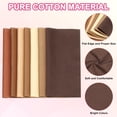 thumbnail image 3 of Uxcell Cotton Fabric Bundles 14 Pcs 8 x 8 inch Fat Quarter Solid Precut Fabric Squares for Sewing Pink, 3 of 7