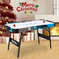thumbnail image 4 of RayChee 56-inch Air Hockey Game Table with 2X Stronger Motor, Digital Scoreboard, and Accessories-Blue for   Family, 4 of 6
