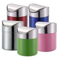 thumbnail image 4 of Stainless Steel Trash Can for Home Use Compact Size Red Color Durable and RustResistant 1pc, 4 of 9
