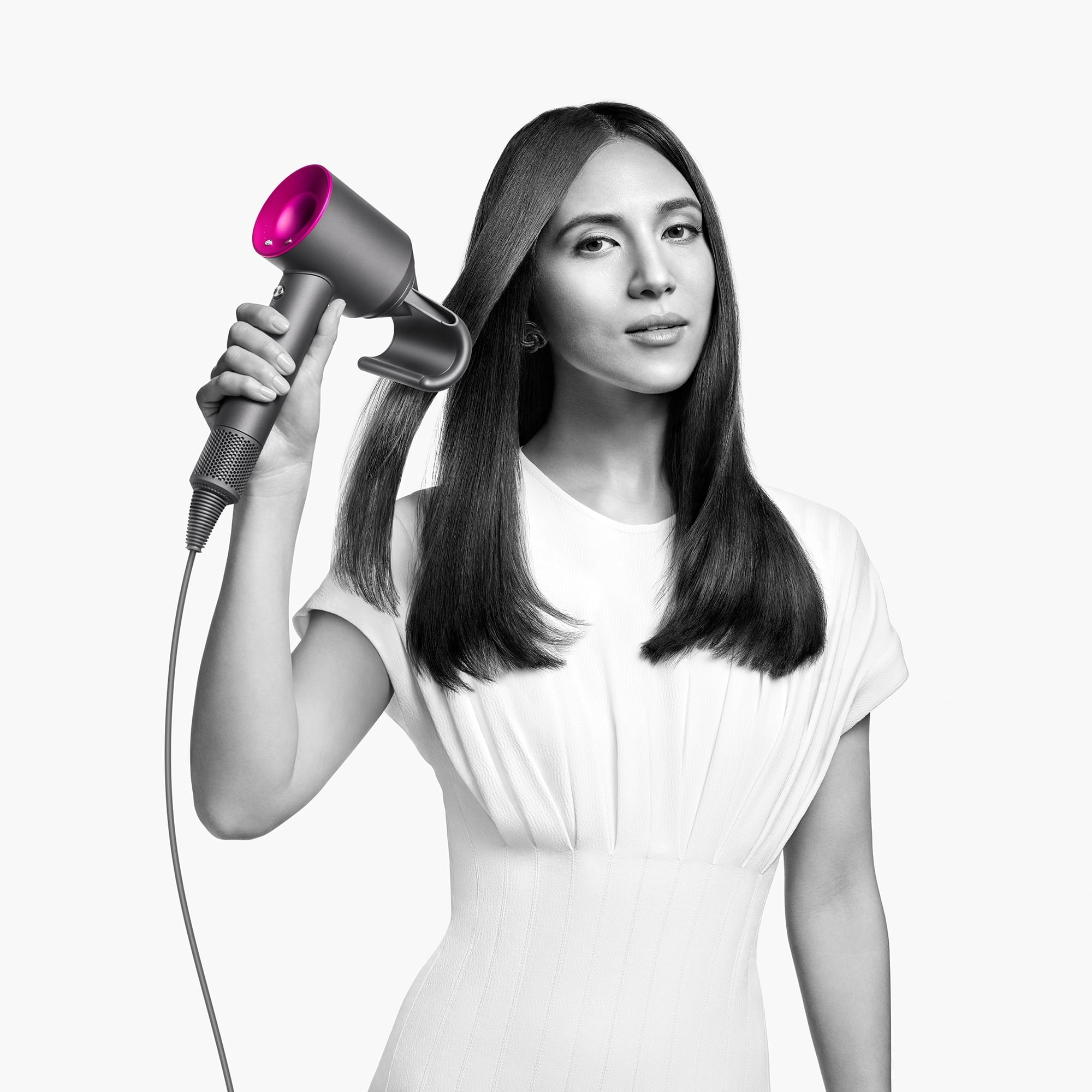 Restored Premium Dyson Supersonic™ Hair Dryer | Iron/Fuchsia (Refurbished) Restored Premium Dyson Supersonic™ Hair Dryer | Iron/Fuchsia (Refurbished) - Image 5