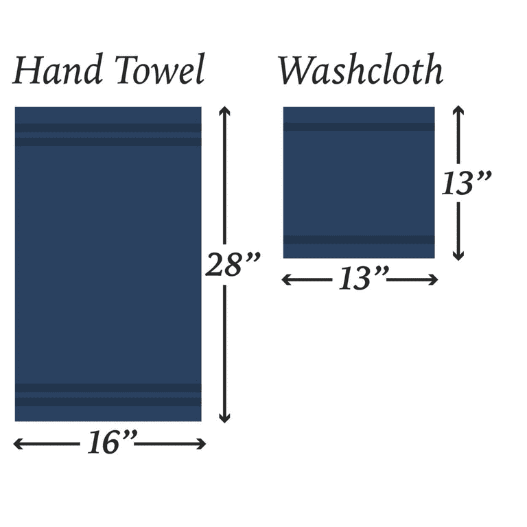 Hotel Style Egyptian Cotton Bath Towel, Marine Deep