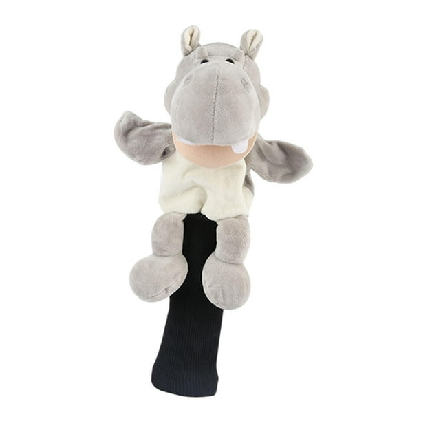 Soidarity Golf Club Headcover Wood Driver Head Cover Protector Sleeve Golf hipopótamo gris