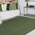thumbnail image 7 of BNM Bohemian Indoor/ Outdoor Solid Rug, 6' x 9', Green, 7 of 7