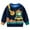 Navy, variant on Baby Sweater Toddler Fashion Teddy Bear Earth Print Sweater Long Sleeve Round Neck Top Shirt 1-8 Years Navy 5 Years