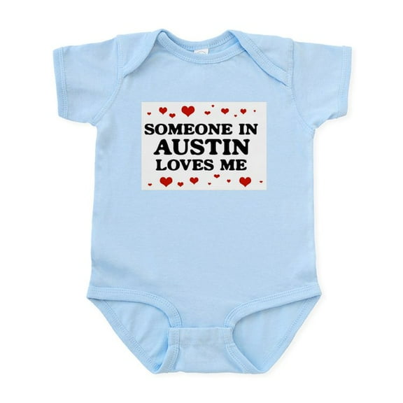 CafePress - Loves Me In Austin Infant Bodysuit - Baby Light Bodysuit, Size Newborn - 24 Months