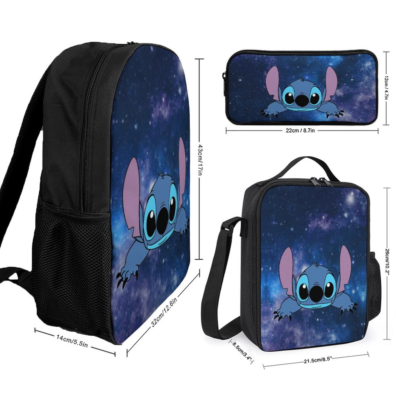 Cartoon Stitch Casual School Backpack Teens Bag student Backpack Lightweight Fans Gift Travel Laptop Backpack