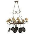 thumbnail image 4 of MEYDA 135409 54 in. L Laramie 8 Light Hand Forged Pot Rack, 4 of 5