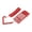 red, variant on JUNWELL Corded House Phones Landline KXT‑438 Wall Mounted Home Phone Corded Telephone With Redial Quick Flash Mute Function For Home Hotel School Office