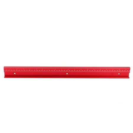 

Ymiko Woodworking Chute Jig Fixture Slot Rail Metric Inch Scales With Fixed Hole For Fixing Devices