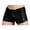 Black, variant on Munlar Mens Shorts,Men's spring and summer pure casual leather pants with short straps