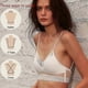 thumbnail image 4 of Low Back Comfort Lifting Bra Lace Bralette Bra Dot Mesh Ultra Thin Ladies Women Crop Top Bra, 4 of 4