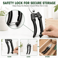 thumbnail image 4 of GAZILY® 3-Piece Pruning Shears Set, Garden Shears, Scissors and Clippers with Safety Lock for Flowers, Hand Pruners Gardening Tools for Trimming Flowers, Plants, Stems and Small Branches, 4 of 7