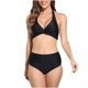 thumbnail image 1 of Bikini con estilo para mujer con almohadilla en el pecho sin soporte de acero Correa cómoda Traje de baño dividido Conjunto de dos piezas para la playa OAVQHLG3B Store lin121212, 1 of 4