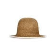 thumbnail image 3 of No Boundaries Straw Lobster Bucket Hat, Women's, Dark Natural, 3 of 3