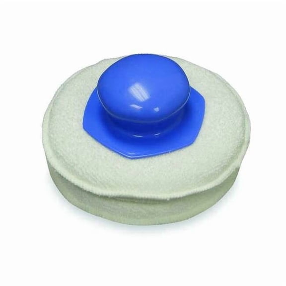 Tough Guy Microfiber Applicator Pad, Blue, White, 2PK 2ZPE8
