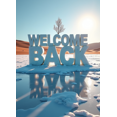 thumbnail image 4 of Miniature Welcome Back Banner with Heart Design Party Decoration Background Backdrop for Homecoming Parties Celebration Events Family Gatherings Photo Props, 4 of 8