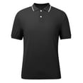 thumbnail image 5 of FUZHIQ Men's Slim Fit Short Sleeve Polo Shirts Contrast White Collar , Breathable Soft Lightweight Multi Colors for Summer Golf Business Daily Wear,XXL, 5 of 9