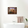 thumbnail image 5 of Highland Cow Wall Art Highland Cattle Cute Cow Sunset Windows Pictures Canvas Print Painting Wall Decor Modern Framed Artwork Home Decor for Bathroom Bedroom Living Room 16"x12", 5 of 6