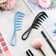 thumbnail image 5 of 2 Pices Peigne De Requin Peigne Dents(noir, Bleu) Larges Peigne Cheveux Boucls Peigne De Coiffure Antistatique Durable Peigne Afro De Salon Avec, 5 of 5