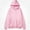 Pink, variant on Babcutegg Mens Full Zip Hoodie Loose Fit Long Sleeve Casual Hooded Sweatshirt with Pockets Size 2XL
