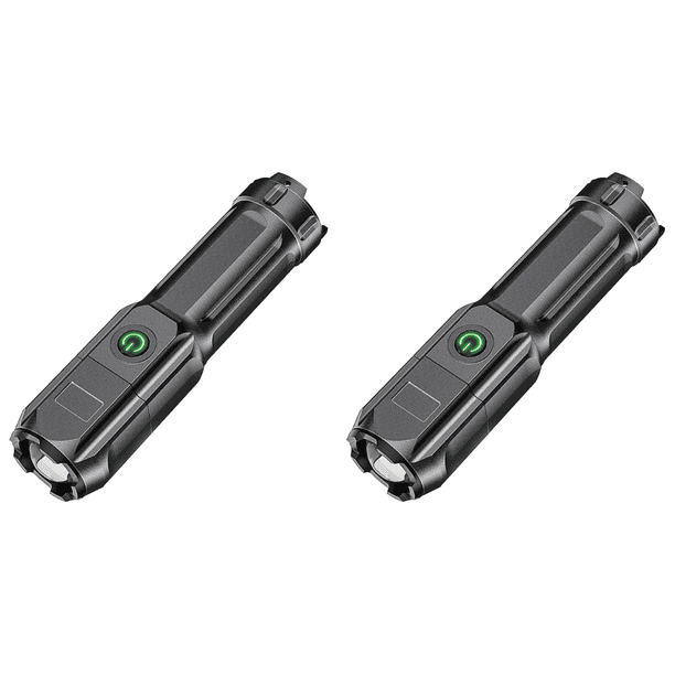 Linterna de alta potencia con carga USB lámpara LED impermeable para tienda de campaña para acampar al aire libre