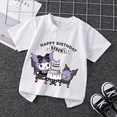 thumbnail image 5 of Ropa para niños Kuromi, linda camiseta de algodón para niña, camisetas blancas de dibujos animados para niño, camisetas de verano para bebé, lindas camisetas estampadas, regalo de disfraz, 5 of 5