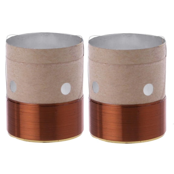 Woofer Voice Coils Bass Speaker Repair Parts 25.5MM Speaker Bass Voice CoilWhite