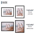 thumbnail image 2 of Sindcom 6 Pack A3 Picture Frames,Display Pictures 8.3x11.7 with Mat or 11.7x16.5 Without Mat,Gallery Wall Photo Frames, Black, 2 of 7